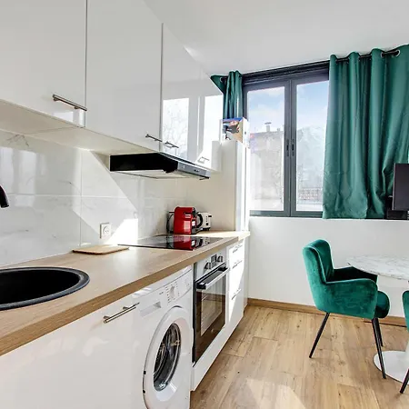Cosy Studio - 2p - Parc De Belleville Апартаменты Париж